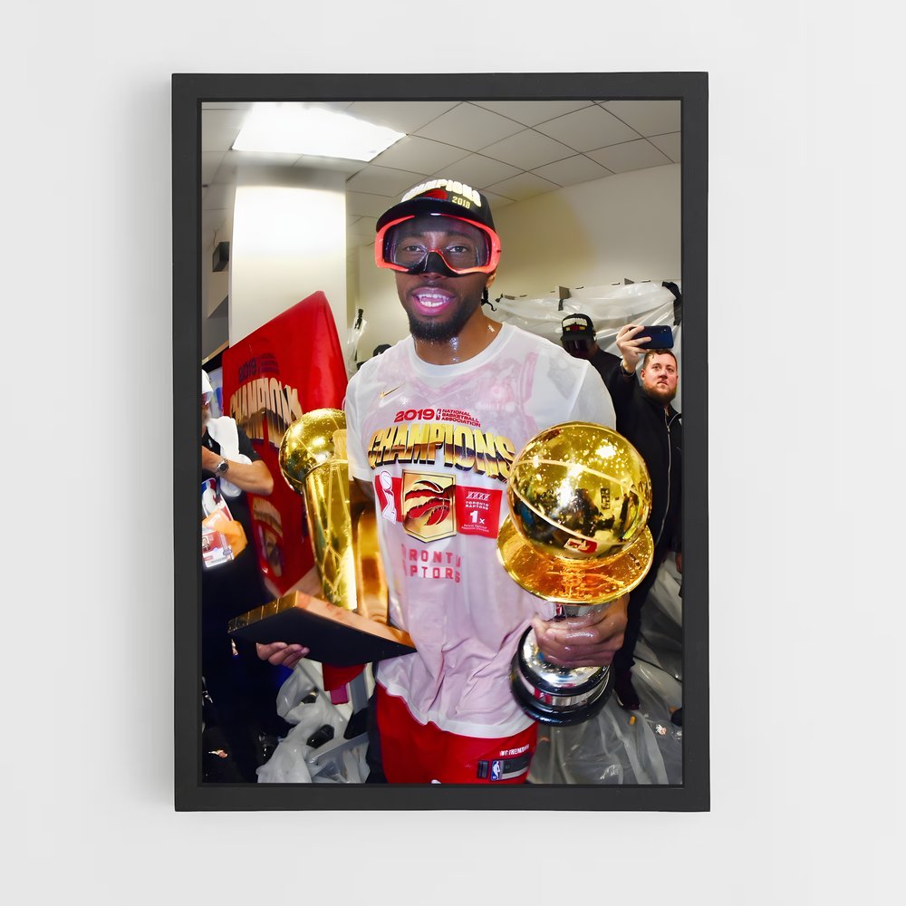 Poster La Victoire de Kawhi – affiche Basketball (vue 2)
